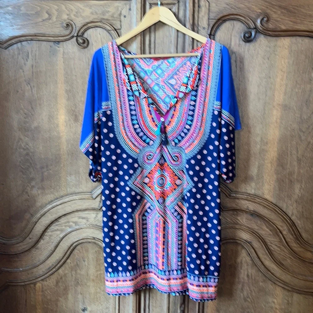 Tigerlily Swim Dress Cover Up Tunic - Picture 3 of 15